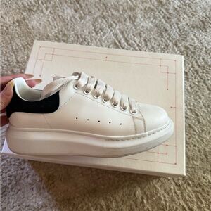 Alexander McQueen White and Black Women's Sneakers